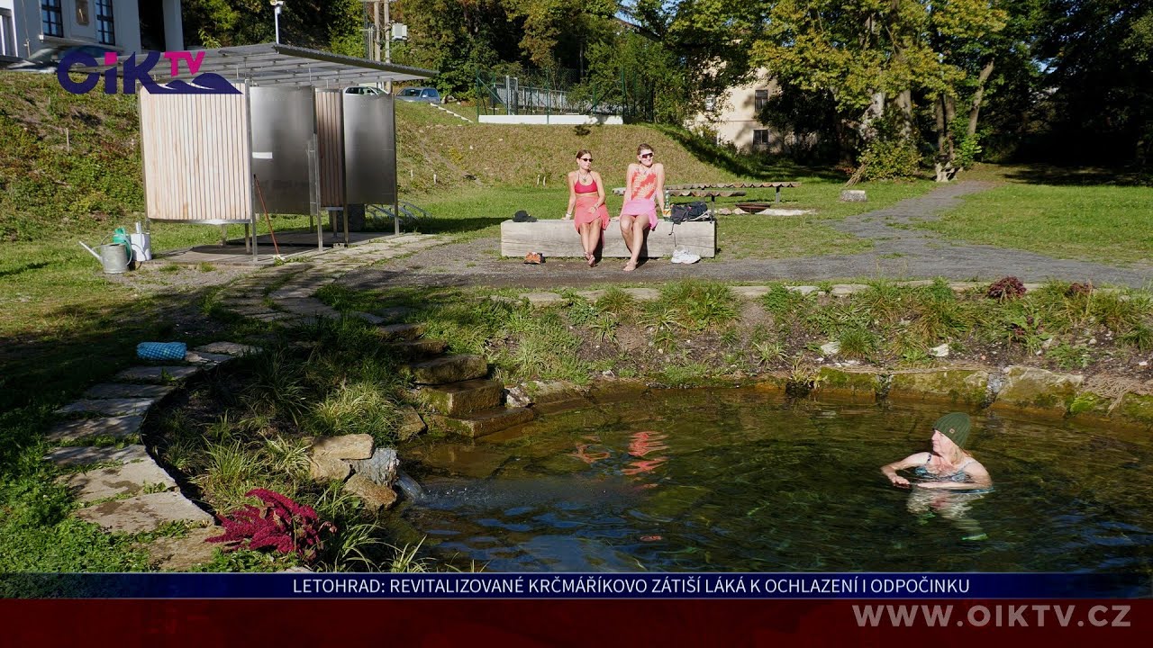 Letohrad: Revitalizované Krčmaříkovo zátiší láká k ochlazení i odpočinku