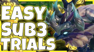 Dauntless Koshai trials - EASIEST sub 3 build and guide