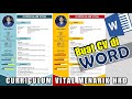 Cara buat CV Lamaran Kerja di Word 2007