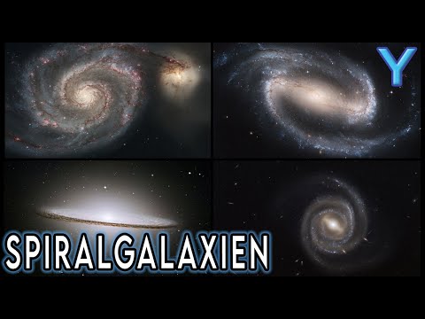 Video: Unterschied Zwischen Spiralförmigen Und Elliptischen Galaxien