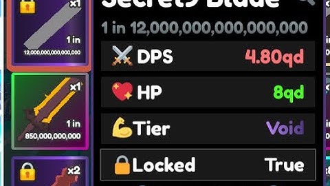Rolling 12qd Blade! (1 in 12,000,000,000,000,000) [Dungeon RNG]