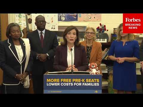 JUST IN: New York Gov. Kathy Hochul Announces Expanded Free Preschool Program For State