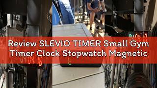 Review SLEVIO TIMER Small Gym Timer Clock Stopwatch Magnetic Workout Interval Timer, Large LED Digit