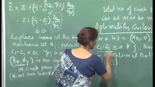 Mod-01 Lec-03 Moving from one basic feasible solution to another, optimality criteria.