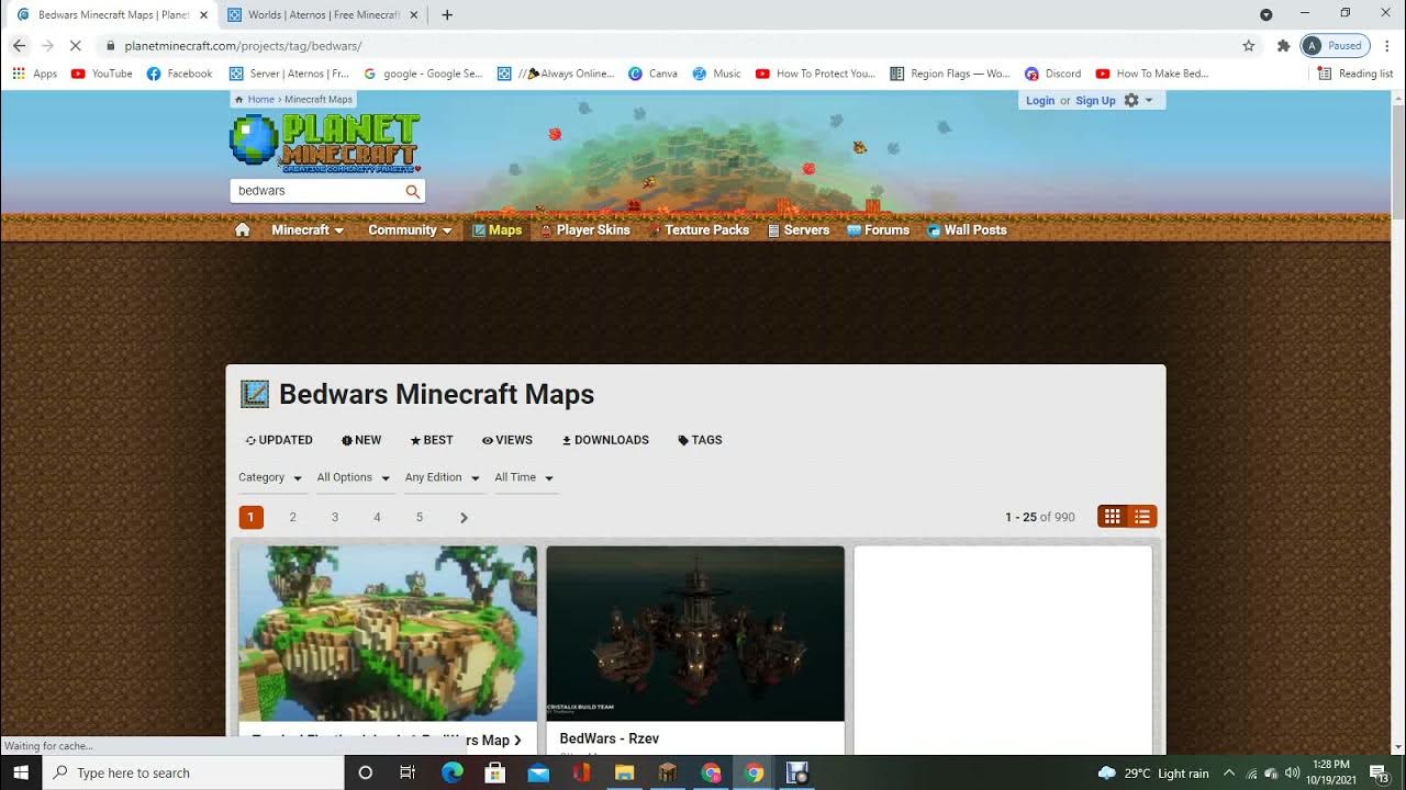 Part1 How to Install Map and Plugins of Bedwars in Aternos YouTube