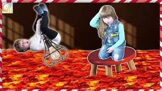 Floor is LAVA in Real Life Funny video