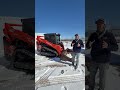 Skid Steers Easy to Operate in Snow.