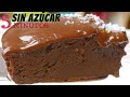 SIN AZÚCAR, SIN HARINA y en 5 MINUTOS 🎂😋 TARTA de CHOCOLATE fácil (Receta para horno o microondas)