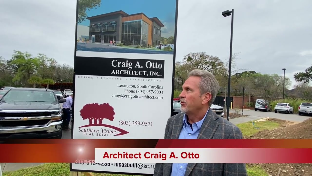 Groundbreaking ceremony for Icehouse on Main in downtown Lexington S.C.