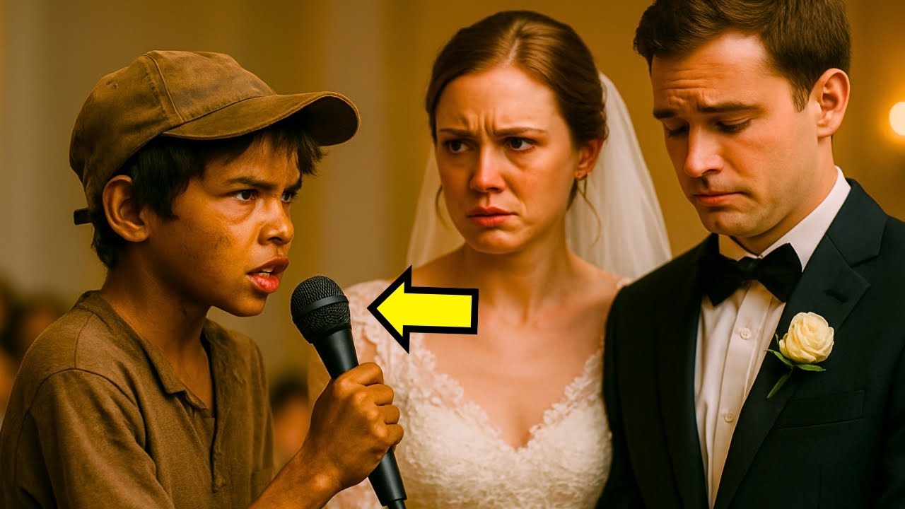EL NIÑO DE LA CALLE TOMÓ EL MICRÓFONO EN LA BODA… SEGUNDOS DESPUÉS TODOS SE FUERON…