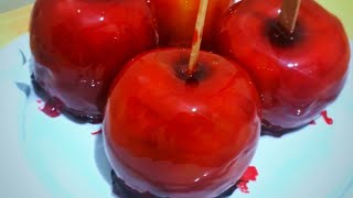 Evde Elma Şekeri Nasıl Yapılır / Yapımı Çok Kolay Elma Şekeri Tarifi Resimi