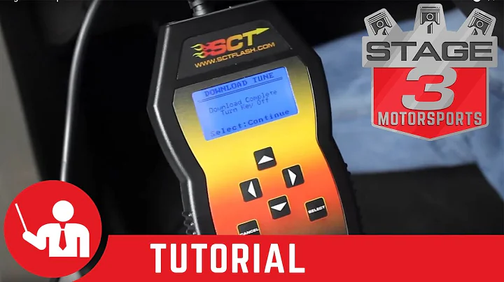 How to load a Stage 3 Motorsports custom tune on SCT 3000 or SCT 3015