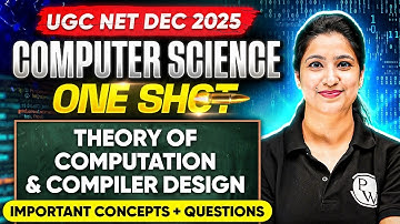 UGC NET Dec Computer Science Classes 2025 | UGC NET Computer Science Theory of computation PYQs 2025