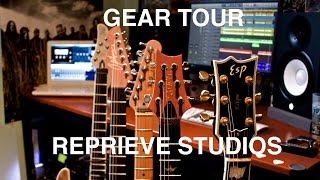 GEAR TOUR / ROOM TOUR 2016 (Mayones, PRS, ESP, Fender, ..) @ Reprieve Studios