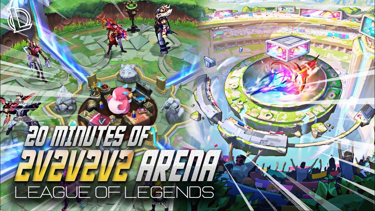 20 MINUTES OF 2V2V2V2 ARENA - COMBOS, PLAYS, FUNNY, FAIL | Ez LoL Plays [60 FPS]