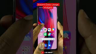 Enable Data Usage Widgets in All Xiaomi,Redmi,Poco Devices shorts
