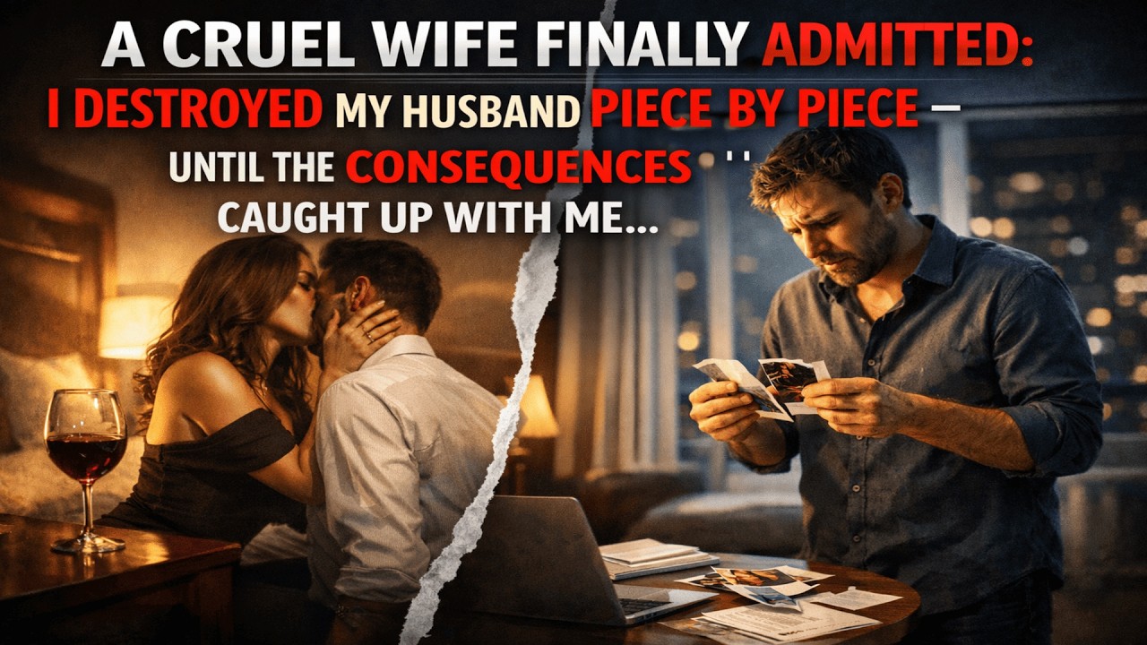 A Cruel Wife Finally Admitted: I Destroyed My Husband Piece by Piece — Until the Consequences...