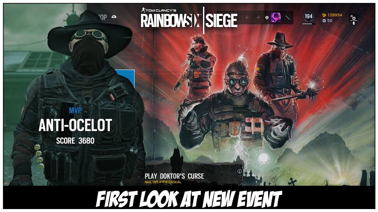 Rainbow Six Siege: DOKTOR'S CURSE Halloween Event First Look Gameplay ...