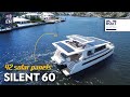 Eng silent yachts 60  solar panel full electric yacht review  the boat show