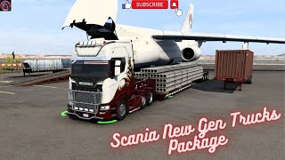 American Truck Simulator (1.45) - SCANIA NEW GEN TRUCK PACKAGE