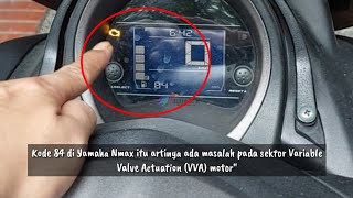 A yellow logo appears when the Nmax motorbike is running and there is code 84 | How to fix it