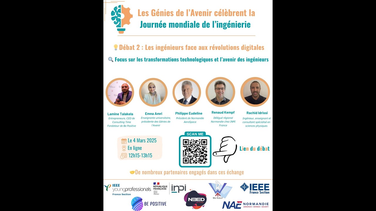 Débat 2025 : « Les ingénieurs face aux révolutions digitales », Journée mondiale de l’ingénieur