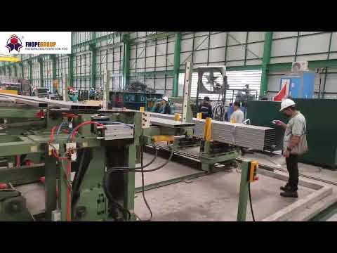 steel profile stacking line