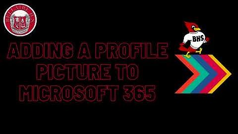 Adding a profile picture to Microsoft 365