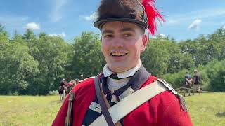 First fighting encounter between the Redcoats and the Rebels, Part 2