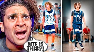 REACTING TO MY PRODIGY NELSON PLAYING FOR A DIFFERENT AAU TEAM...