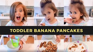 BANANA “PANCAKES” 🍌🥞EASY TODDLER BREAKFAST IDEA/RECIPE
