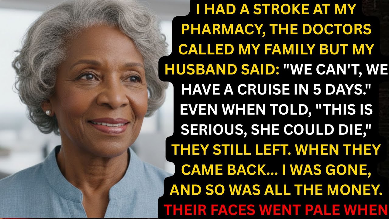 My family chose a cruise over my stroke — so I erased them from my life!