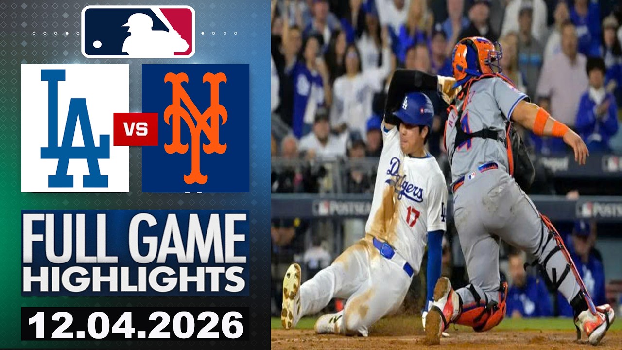 Los Angeles Dodgers Vs New York Mets Full Game Highlights April 12 2026 