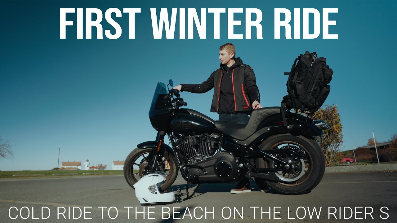 Cold Winter Ride to the Beach | 2023 Harley Davidson Low Rider S - YouTube
