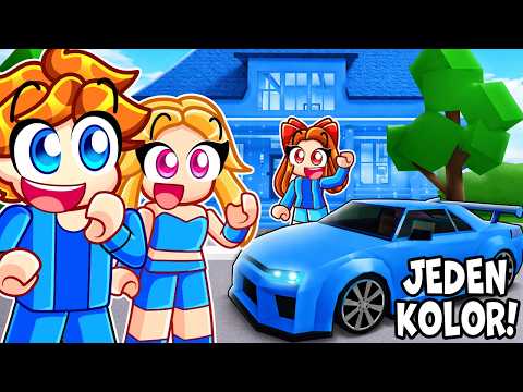 WE LIVE IN ONE COLOR FOR 24 HOURS in Roblox!