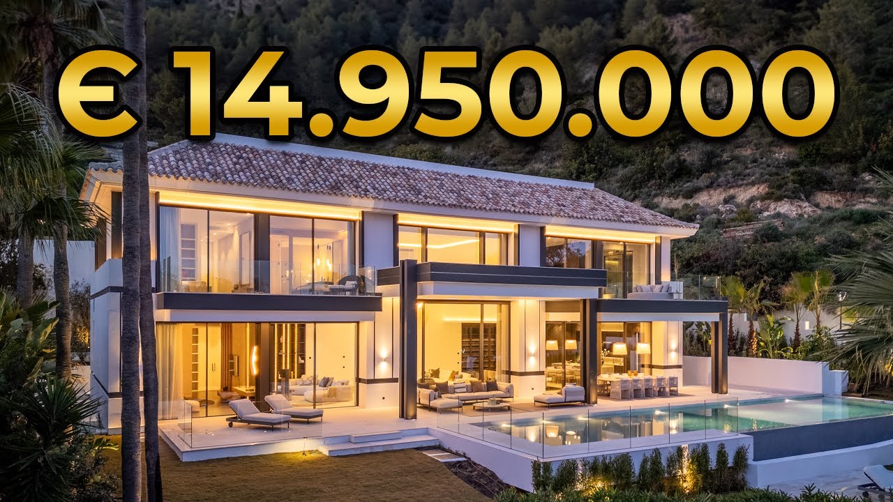Touring € 14.9M NEW MODERN MASTERPIECE VILLA in Marbella Spain 2025 | Villa Allure