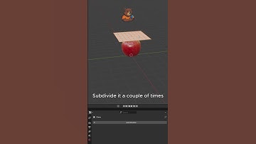 Melted Cheese on Blender  #blender3d #b3d #blendercommunity