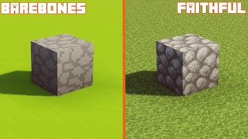 Barebones vs Faithful | Texture Comparison