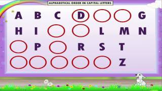In this video you get to learn grade 1-english grammar-alphabetical
order