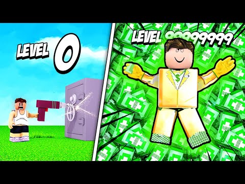 ROBBING MAX LEVEL BANK in Roblox Bank Tycoon!
