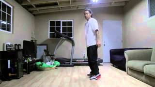 House Dance Tutorial   Dolphin Dive From Knee Drop