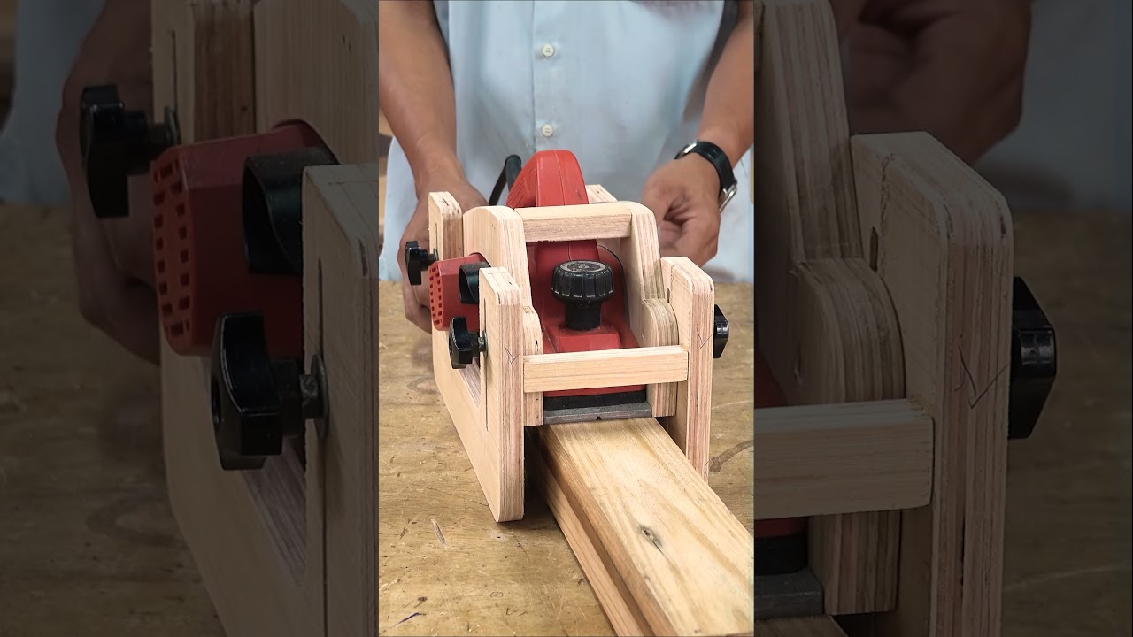 Impressive DIY Handmade Planer ( part 1 ) #shorts #woodworking #trending