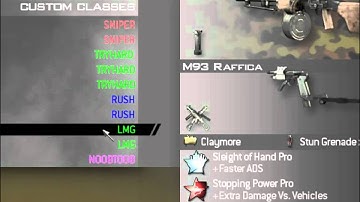 MW2 BEST CLASSES