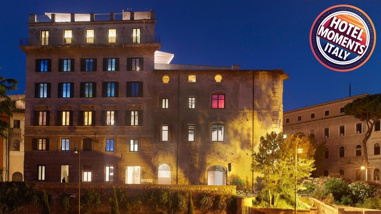The Rooms of Rome - Palazzo Rhinoceros | Designed by Jean Nouvel | | Rome, Italy | Hotel Review ⭐