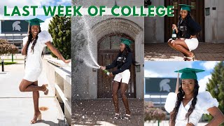 College graduation + finals week vlog | Can't believe I am done!  College week in the life
