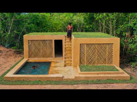 65Days Building Jungle Swimming Pool For Craft House With Décor Private Living Room