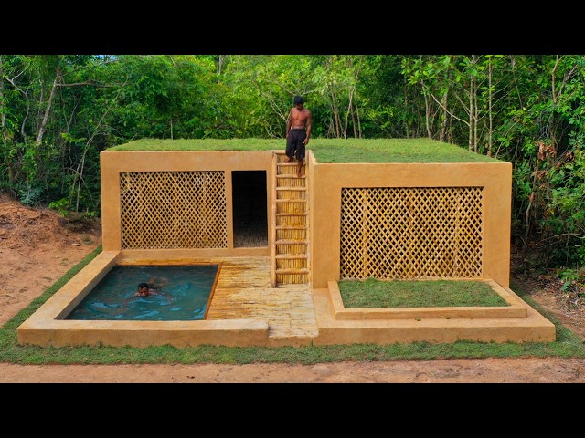 65Days Building Jungle Swimming Pool For Craft House With Décor Private Living Room