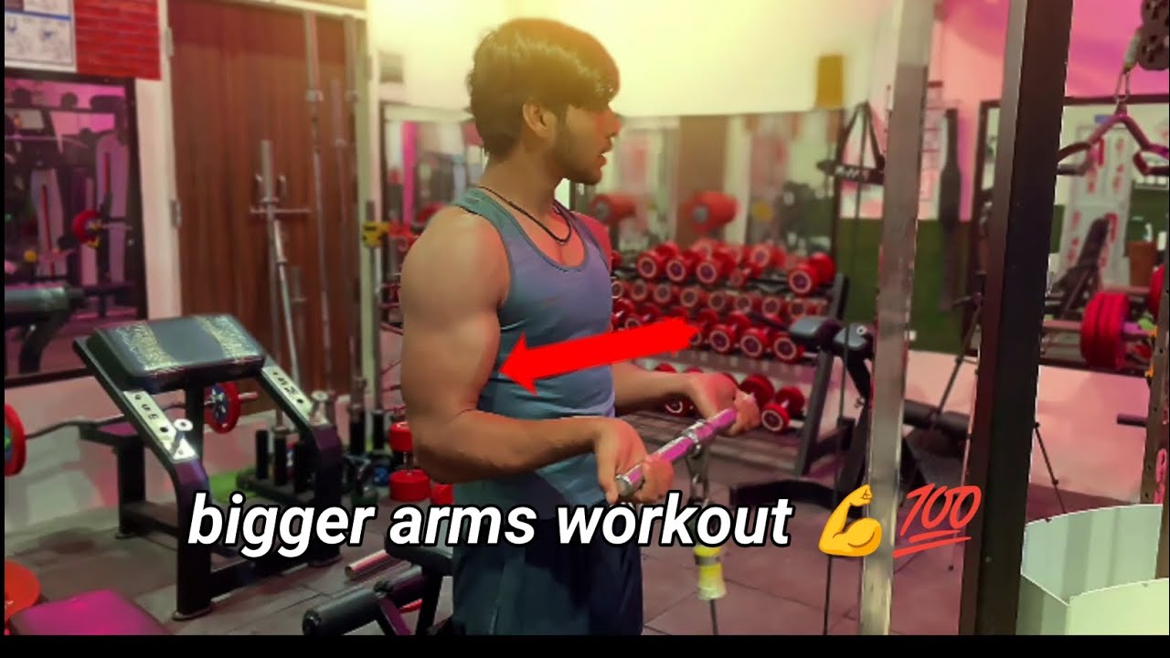 Heavy full 💪arms 🥵 workout 