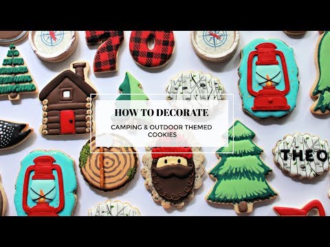 Decorating Camp Cookies with Royal Icing