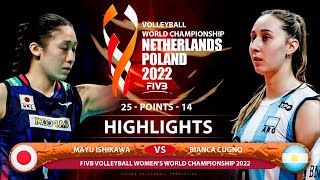 Mayu Ishikawa vs Bianca Cugno | Japan vs Argentina | Highlights | World Championship 2022 (HD)
